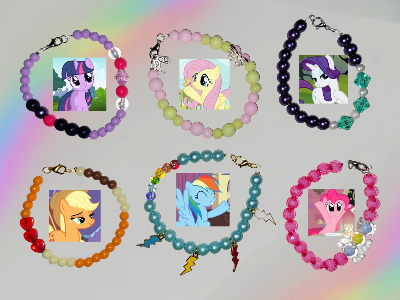 My little pony bracelet pinkie pie